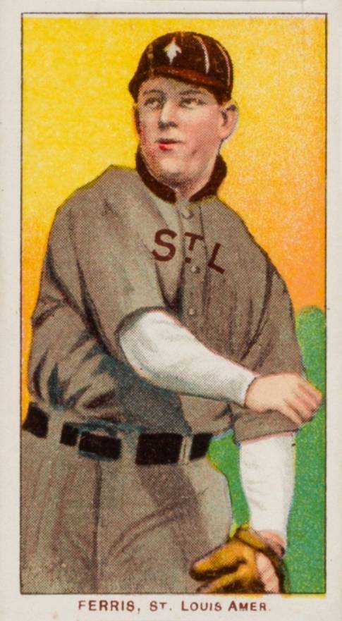 1909 White Borders Piedmont & Sweet Caporal Ferris, St. Louis Amer. #171 Baseball Card