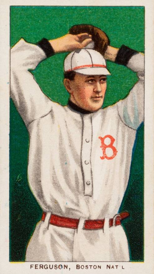 1909 White Borders Piedmont & Sweet Caporal Ferguson, Boston Nat'L #170 Baseball Card