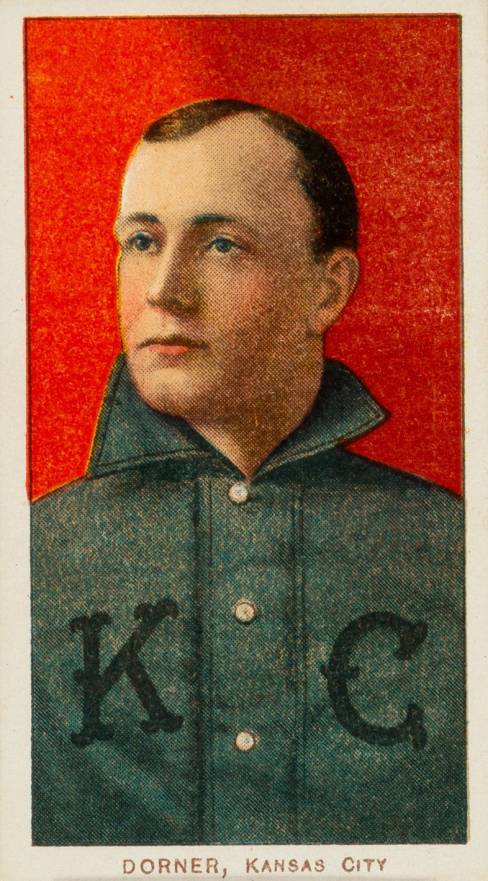 1909 White Borders Piedmont & Sweet Caporal Dorner, Kansas City #141 Baseball Card