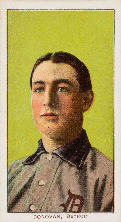 1909 White Borders Piedmont & Sweet Caporal Donovan, Detroit #135 Baseball Card