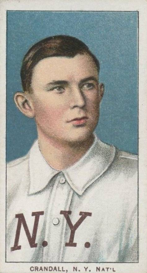 1909 White Borders Piedmont & Sweet Caporal Crandall, N.Y. Nat'L #107 Baseball Card