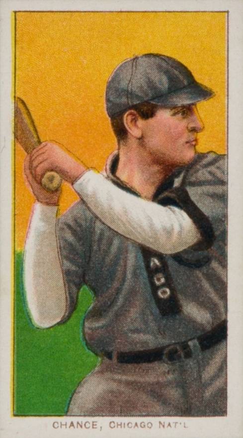 1909 White Borders Piedmont & Sweet Caporal Chance, Chicago Nat'L #77 Baseball Card