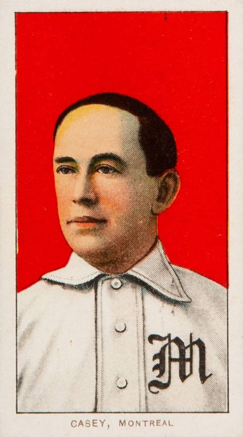 1909 White Borders Piedmont & Sweet Caporal Casey, Montreal #75 Baseball Card