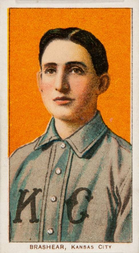 1909 White Borders Piedmont & Sweet Caporal Brashear, Kansas City #49 Baseball Card