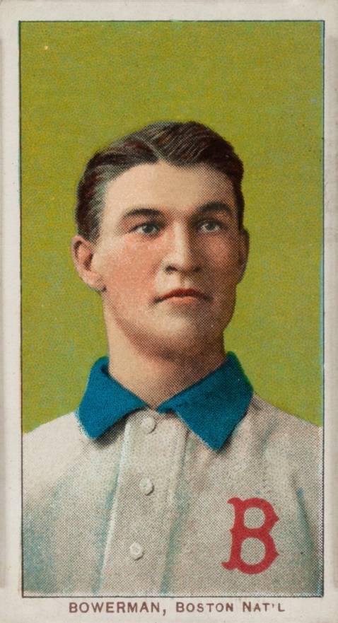 1909 White Borders Piedmont & Sweet Caporal Bowerman, Boston Nat'l #44 Baseball Card