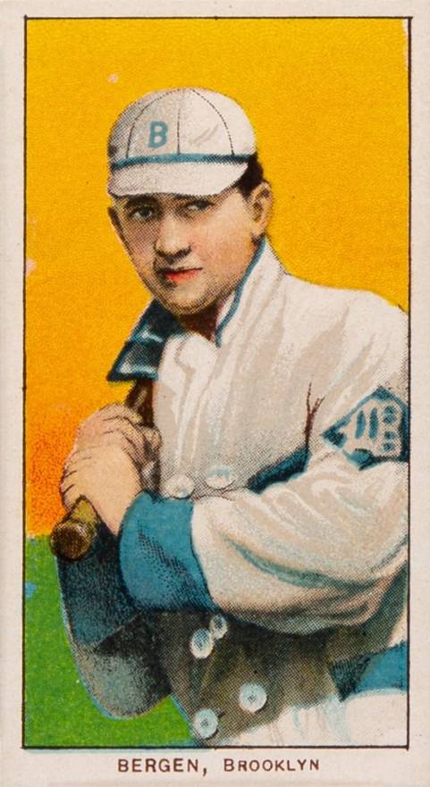1909 White Borders Piedmont & Sweet Caporal Bergen, Brooklyn #35 Baseball Card