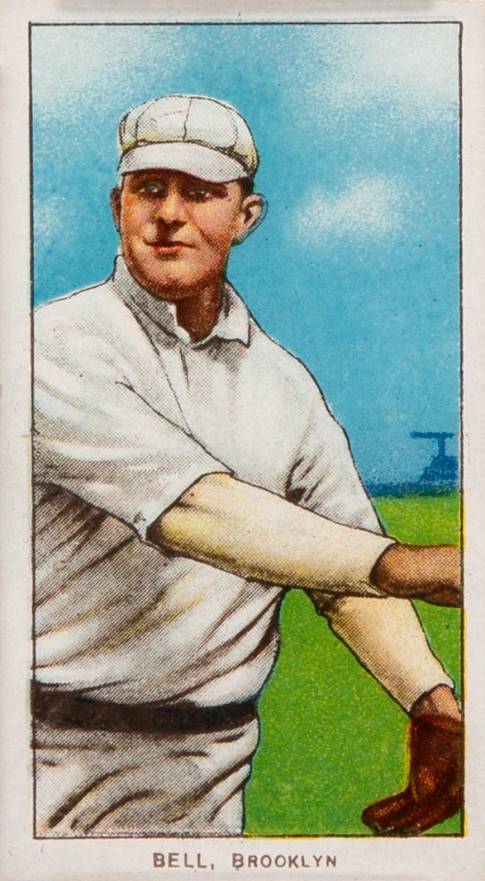 1909 White Borders Piedmont & Sweet Caporal Bell, Brooklyn #31 Baseball Card
