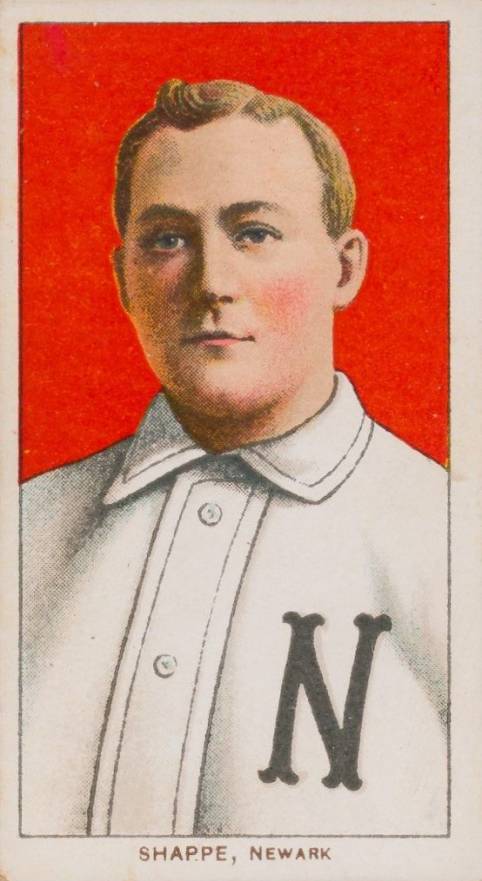 1909 White Borders Piedmont & Sweet Caporal Shappe, Newark #438e Baseball Card