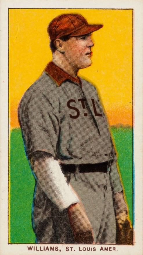 1909 White Borders Piedmont & Sweet Caporal Williams, St. Louis Amer. #512 Baseball Card