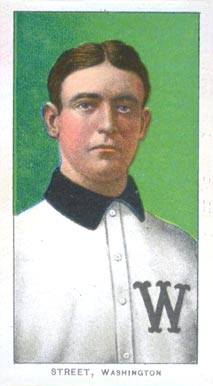 1909 White Borders Piedmont & Sweet Caporal Street, Washington #471 Baseball Card