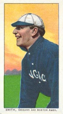1909 White Borders Piedmont & Sweet Caporal Smith, Chicago and Boston Amer. #449 Baseball Card