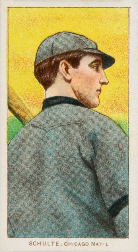 1909 White Borders Piedmont & Sweet Caporal Schulte, Chicago Nat'L #431 Baseball Card
