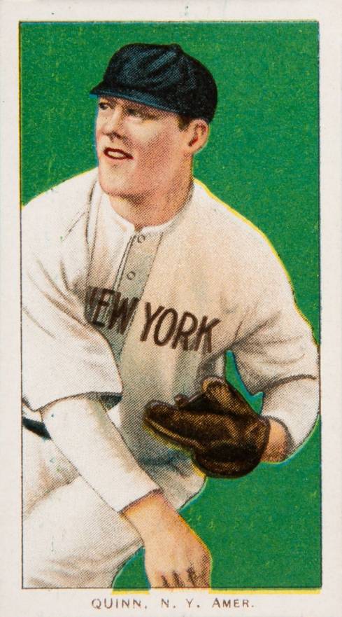 1909 White Borders Piedmont & Sweet Caporal Quinn, N.Y. Amer. #402 Baseball Card