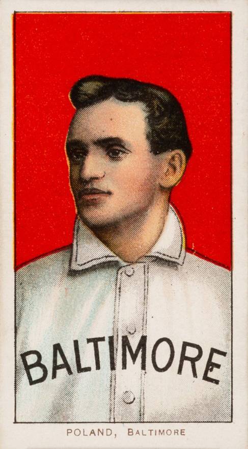 1909 White Borders Piedmont & Sweet Caporal Poland, Baltimore #396 Baseball Card