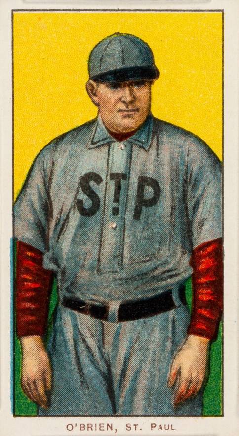 1909 White Borders Piedmont & Sweet Caporal O'Brien, St. Paul #363 Baseball Card
