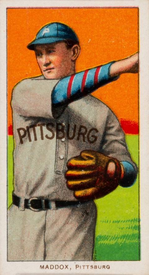 1909 White Borders Piedmont & Sweet Caporal Maddox, Pittsburgh #294 Baseball Card