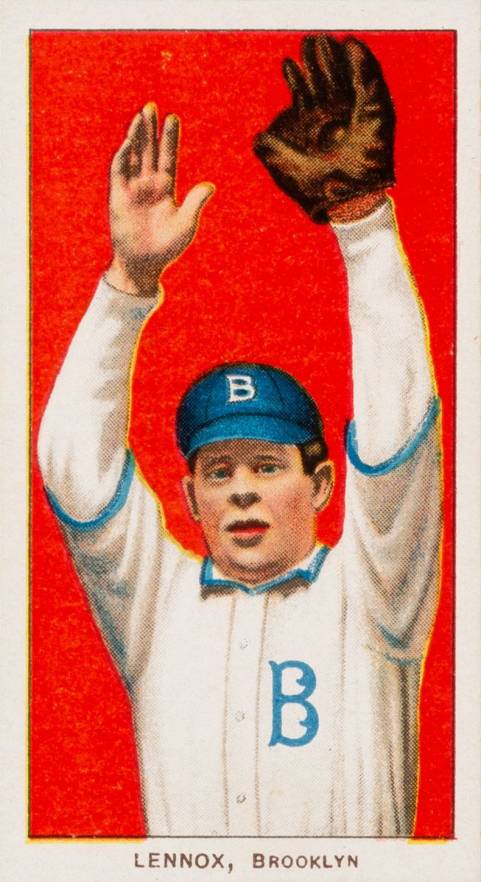1909 White Borders Piedmont & Sweet Caporal Lennox, Brooklyn #283 Baseball Card