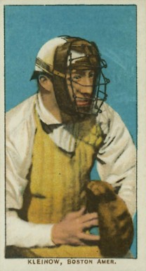 1909 White Borders Piedmont & Sweet Caporal Kleinow, Boston Amer. #255 Baseball Card