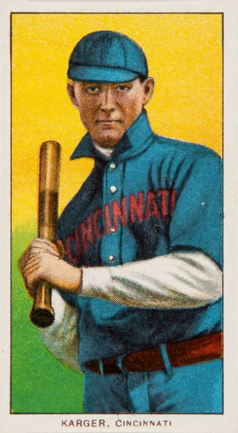 1909 White Borders Piedmont & Sweet Caporal Karger, Cincinnati #246 Baseball Card