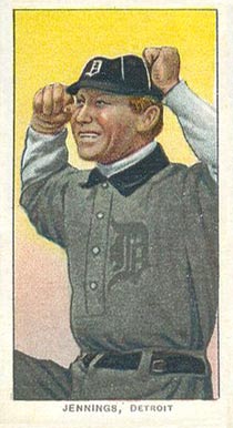 1909 White Borders Piedmont & Sweet Caporal Jennings, Detroit #233 Baseball Card