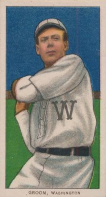 1909 White Borders Piedmont & Sweet Caporal Groom, Washington #198 Baseball Card