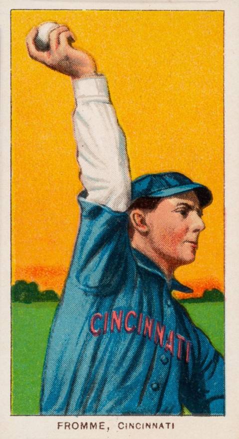 1909 White Borders Piedmont & Sweet Caporal Fromme, Cincinnati #182 Baseball Card