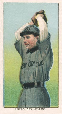 1909 White Borders Piedmont & Sweet Caporal Fritz, New Orleans #181 Baseball Card