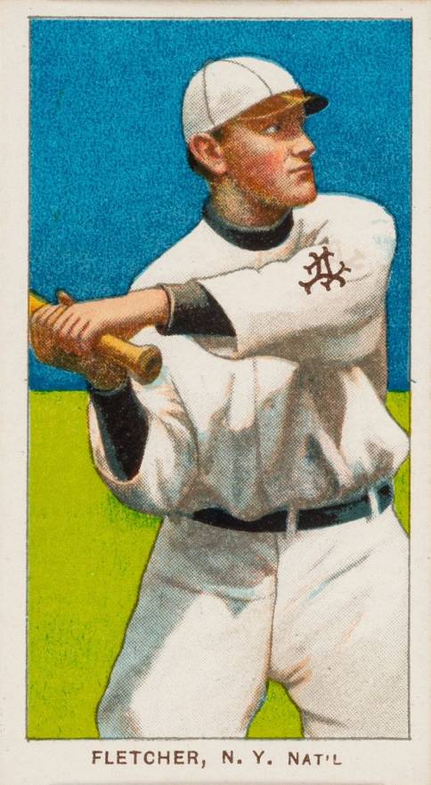 1909 White Borders Piedmont & Sweet Caporal Fletcher, N.Y. Nat'L #175 Baseball Card
