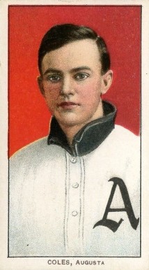 1909 White Borders Piedmont & Sweet Caporal Coles, Augusta #100 Baseball Card