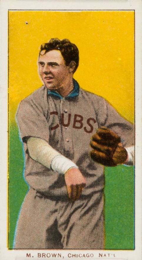 1909 White Borders Piedmont & Sweet Caporal Brown, Chicago Nat'L #58 Baseball Card