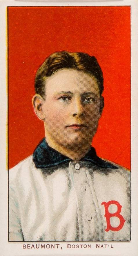 1909 White Borders Piedmont & Sweet Caporal Beaumont, Boston Nat'l #26 Baseball Card