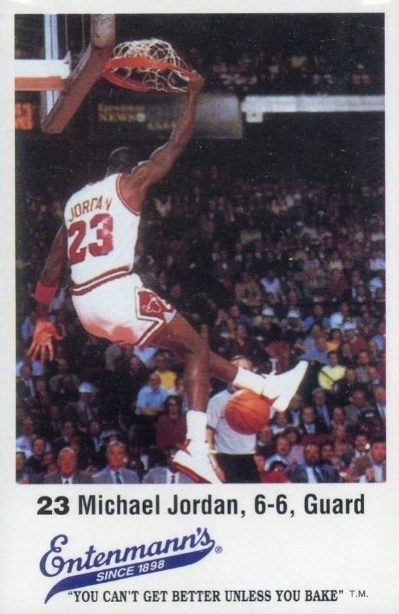1987 Entenmann's Bulls Michael Jordan #23 Basketball Card