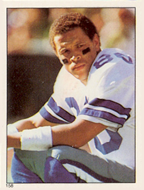 1981 Topps Stickers Butch Johnson #158 Football Card