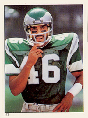 1981 Topps Stickers Herman Edwards #172 Football Card