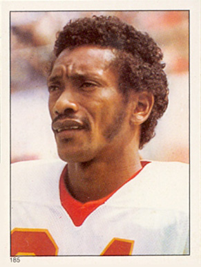 1981 Topps Stickers Lemar Parrish #185 Football Card