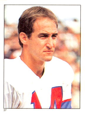C186 American Football 90/91 Panini #121 Steve Grogan Sticker 