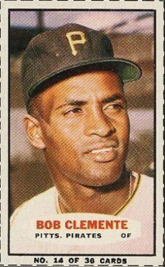1963 Bazooka Roberto Clemente #14 Baseball Card