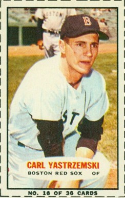 1963 Bazooka Carl Yastrzemski #16 Baseball Card