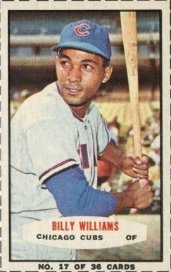 1965 Bazooka Billy Williams #17 Baseball Card