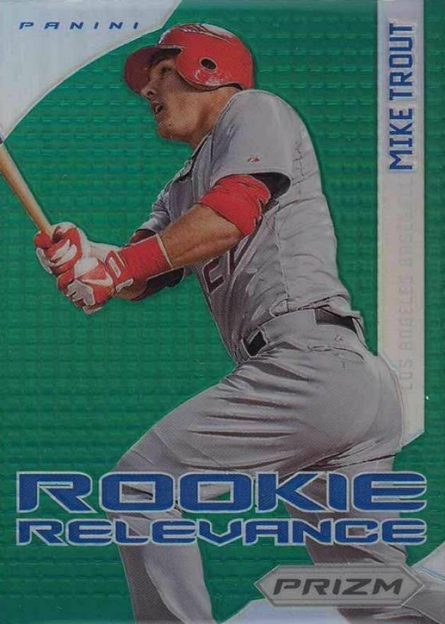 2012 Panini Prizm Rookie Relevance Mike Trout #RR1 Baseball Card