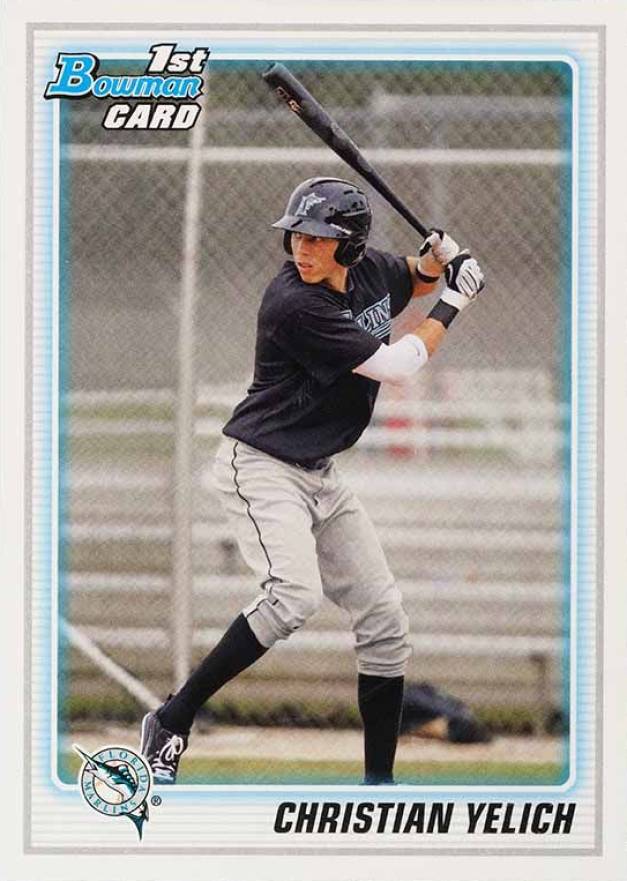 2010 Bowman Draft Picks & Prospects Christian Yelich #BDPP78 Baseball Card