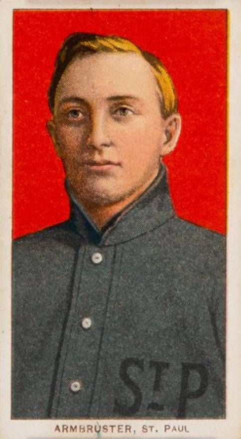 1909 White Borders Cycle 350 Armbruster, St. paul #12 Baseball Card