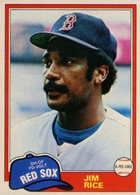 1981 O-Pee-Chee Jim Rice #68 Baseball Card