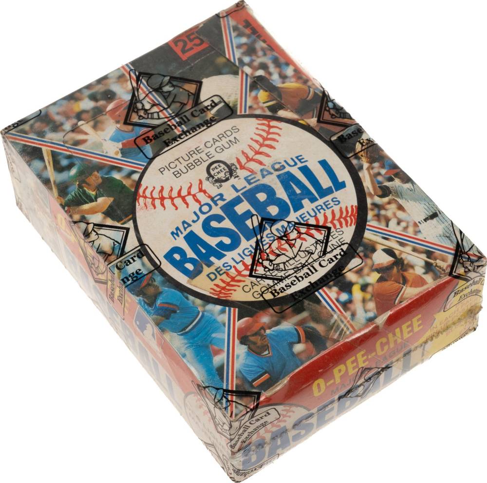 1981 O-Pee-Chee Wax Pack Box #WPB Baseball Card