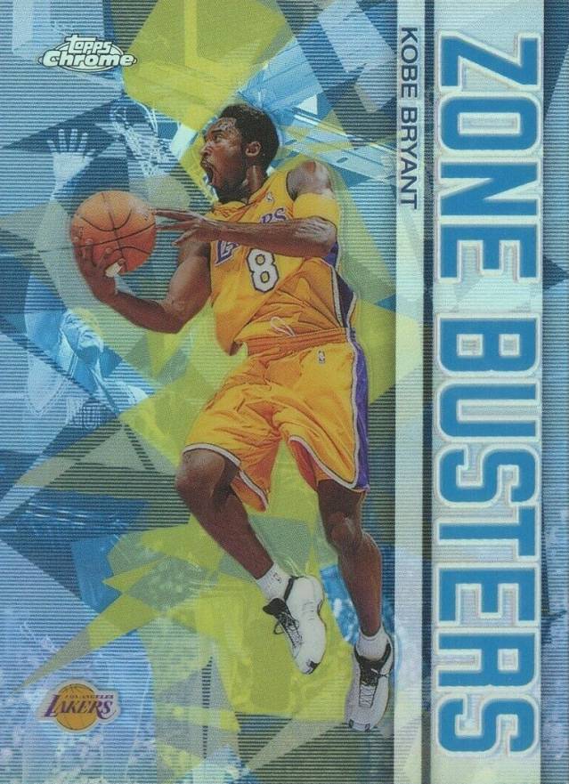 2002 Topps Chrome Zone Busters Kobe Bryant #ZB8 Basketball Card
