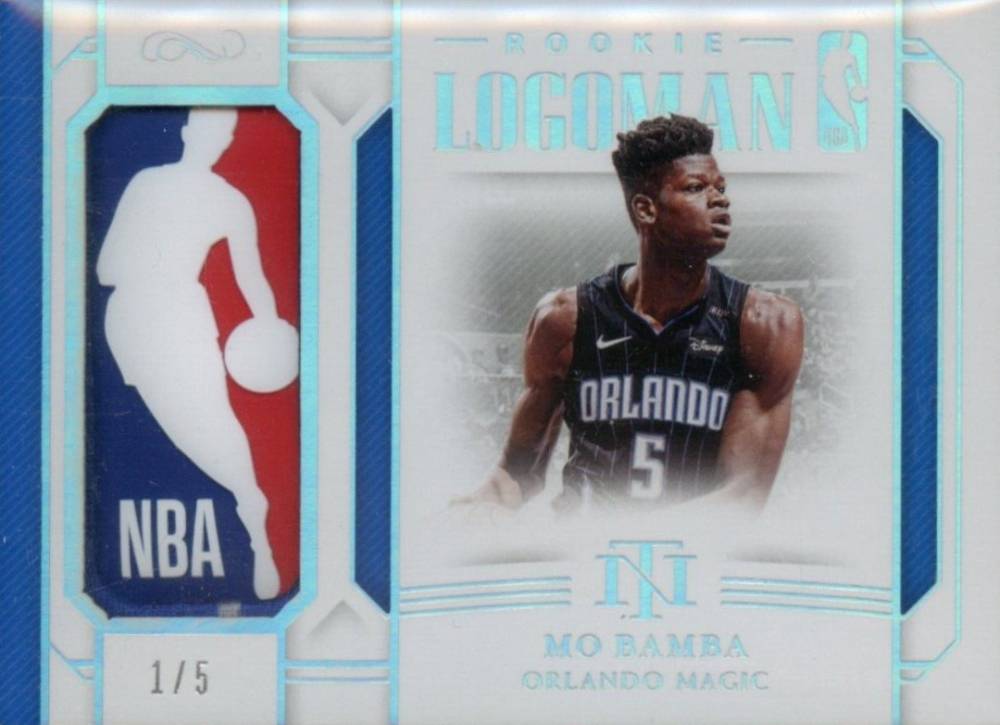 2018 National Treasures Rookie Logoman Mo Bamba #RL-MB Basketball Card