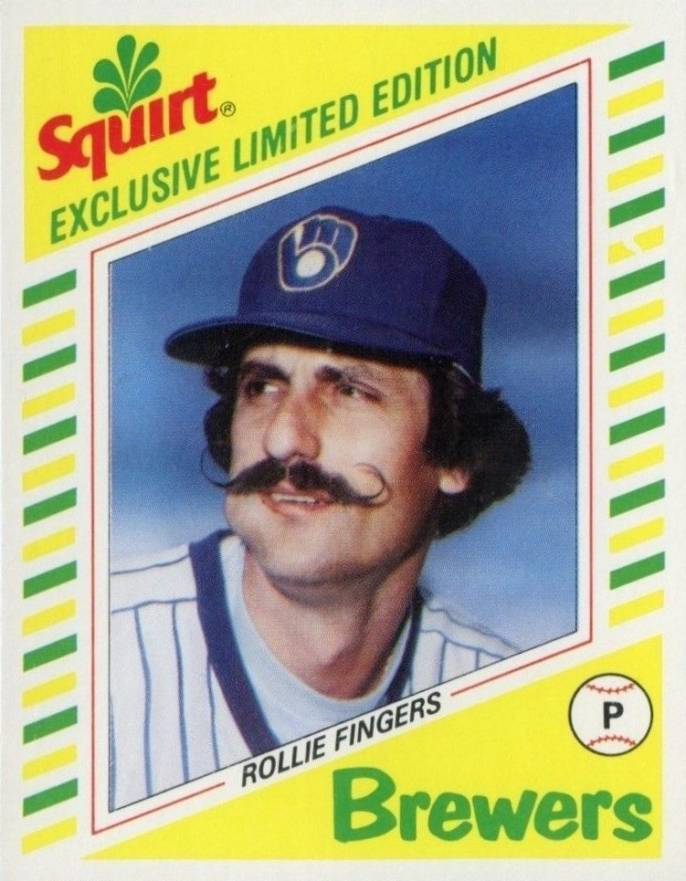 1982 Squirt Rollie Fingers #11 Baseball Card