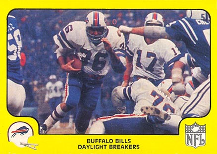 1978 Fleer Team Action Buffalo Bills #5 Football Card