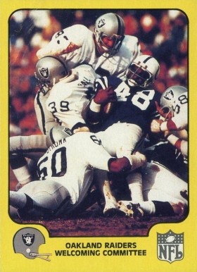 1978 Fleer Team Action Raiders-Welcoming committee #40 Football Card