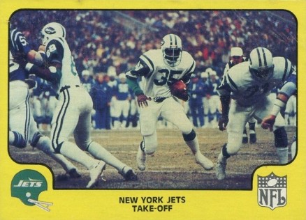1978 Fleer Team Action Jets-Take-Off #37 Football Card